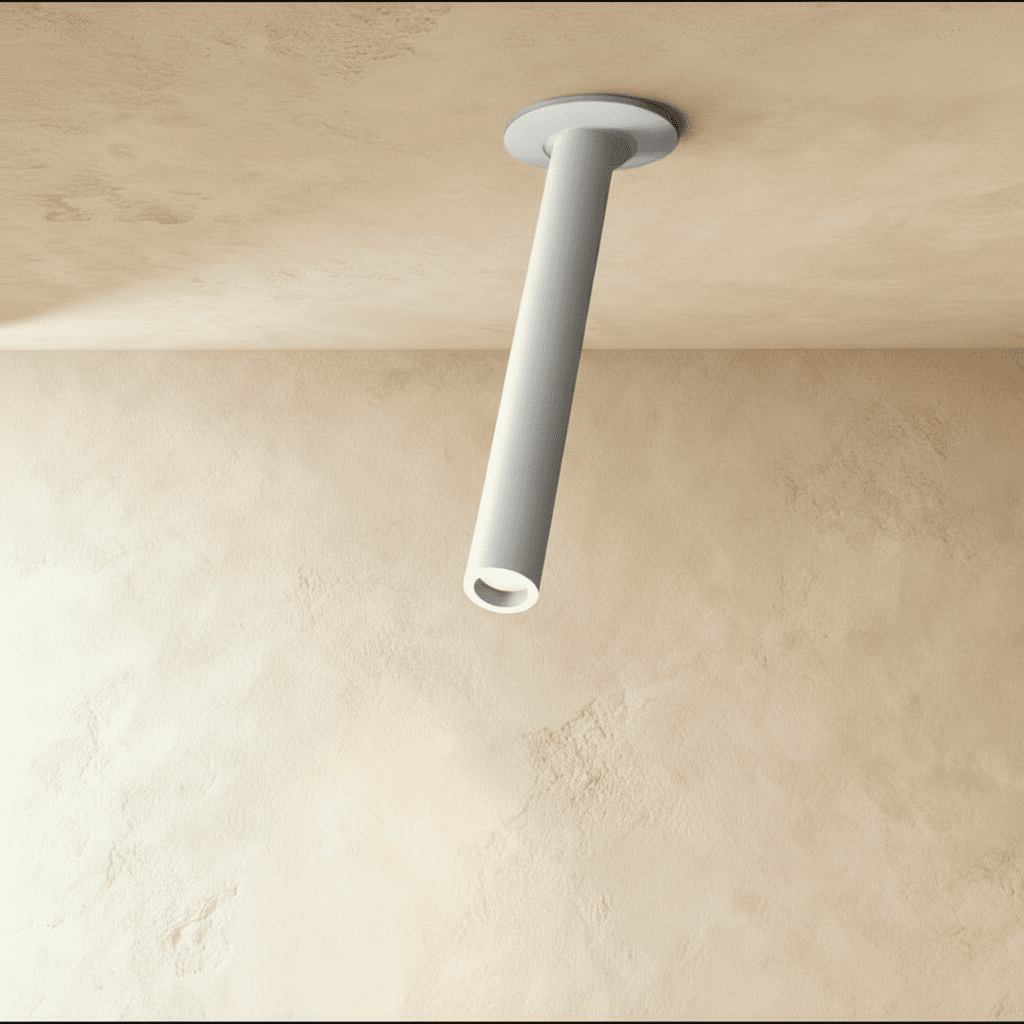 Minimalist Aluminium Ceiling Light LED Light With Cylindrical Shade