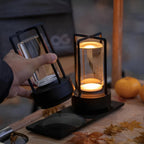Portable Lantern Table Lamp With USB Touch Dimming