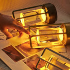 Portable Lantern Table Lamp With USB Touch Dimming