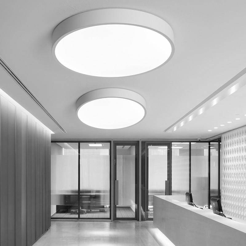 Slim Round Flush Mount LED Ceiling Light In Multiple Sizes