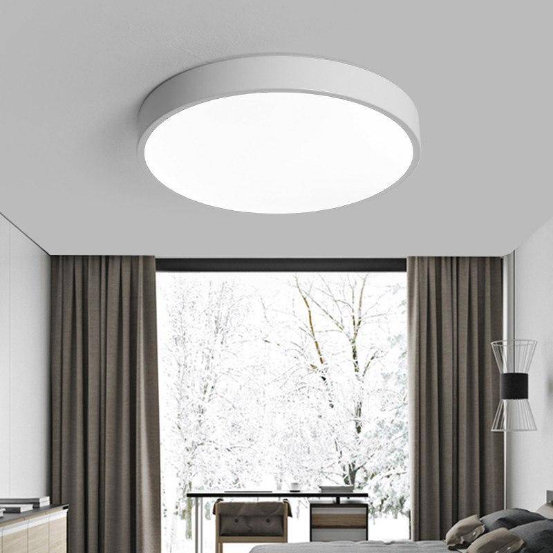 Slim Round Flush Mount LED Ceiling Light In Multiple Sizes