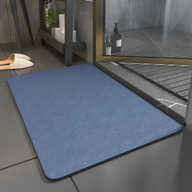 Quick Drying Bath Mat Non-Slip Absorbent Bathroom Floor Mat Thin Soft Shower Mat for Bathroom | Shower Room and Toilet