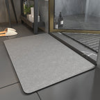 Quick Dry Non Slip Bath Mat with Absorbent Microsuede Surface for Bathroom