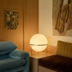 Modern Chrome Tiered Floor Lamp With Layered Circular Shade