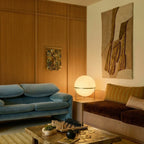 Modern Chrome Tiered Floor Lamp With Layered Circular Shade