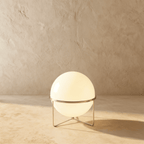 Modern Chrome Tiered Floor Lamp With Layered Circular Shade