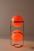 Modern Chrome Tiered Floor Lamp With Layered Circular Shade