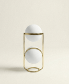 Modern Chrome Tiered Floor Lamp With Layered Circular Shade