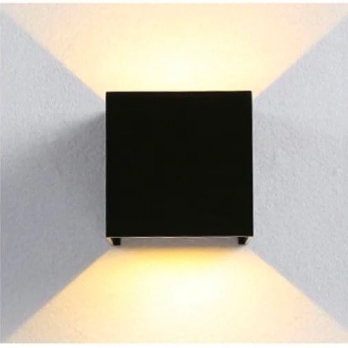 Rechargeable Cube Wall Light with Motion Sensor Cordless Up and Down Wall Lamp