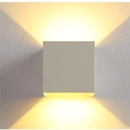 Rechargeable Cube Wall Light with Motion Sensor Cordless Up and Down Wall Lamp
