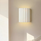 Nordic Resin Plaster Shade Wall Light With Up And Down Glow