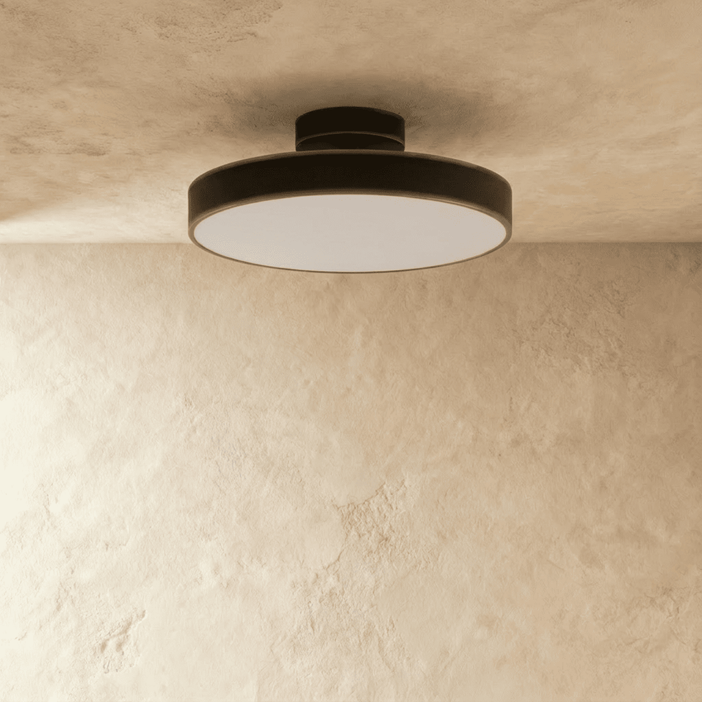 Modern Iron Flush Mount Ceiling Light LED Light With Wide Voltage Compatibility