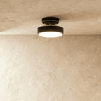 Modern Iron Flush Mount Ceiling Light LED Light With Wide Voltage Compatibility