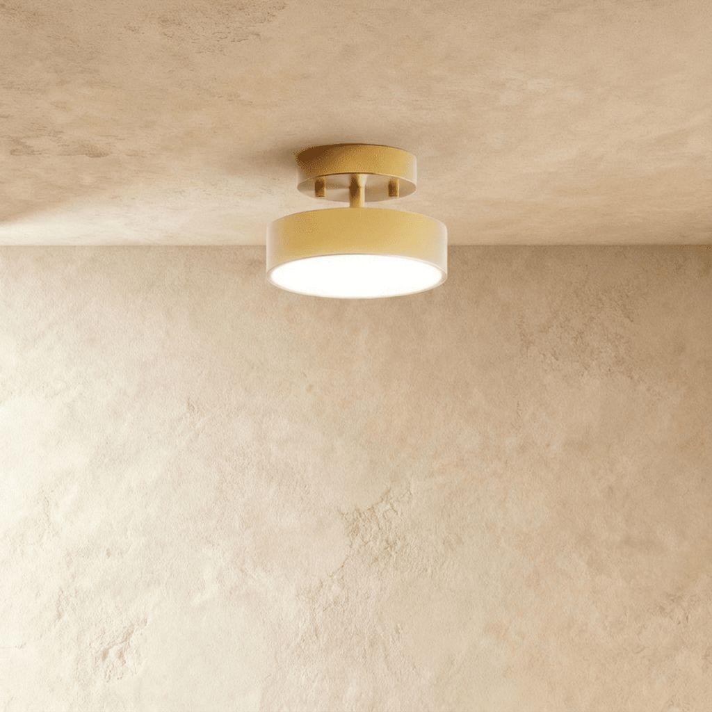 Modern Iron Flush Mount Ceiling Light LED Light With Wide Voltage Compatibility