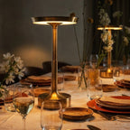 Modern Iron Art Table Lamp LED Light With Acrylic Shade