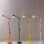 Scandinavian Adjustable Swing Arm Architect Floor Lamp for Reading