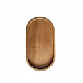 Solid Wood Serving Tray with Raised Rim | Handmade Coffee and Tea Tray