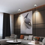 Surface Mounted LED Ceiling Spotlight with Adjustable Head for Living Room