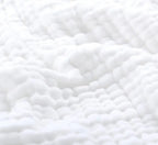 Muslin Cotton Throw Blanket Lightweight Breathable Crinkle Gauze Blanket Soft Natural Cotton Sofa Throw and Bedspread for Living Room | Bedroom