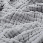 Muslin Cotton Throw Blanket Lightweight Breathable Crinkle Gauze Blanket Soft Natural Cotton Sofa Throw and Bedspread for Living Room | Bedroom