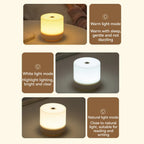 USB Powered LED Night Light with Touch Dimmer and Soft Glow for Bedside