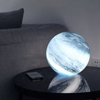 USB Powered Planet Sphere LED Table Lamp with Swirl Pattern and Remote