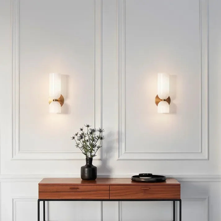 Modern Glass Wall Light for Living Room and Bedroom — Ashbury Home & Living