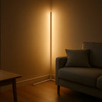 Minimalist RGB Dimmable LED Corner Floor Lamp With Remote Control