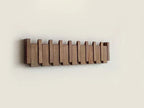 Wooden Piano Coat Rack Wall Mounted with Fold-Out Hooks Solid Wood Coat Hanger Space-Saving Entryway Organiser for Hallway and Bedroom