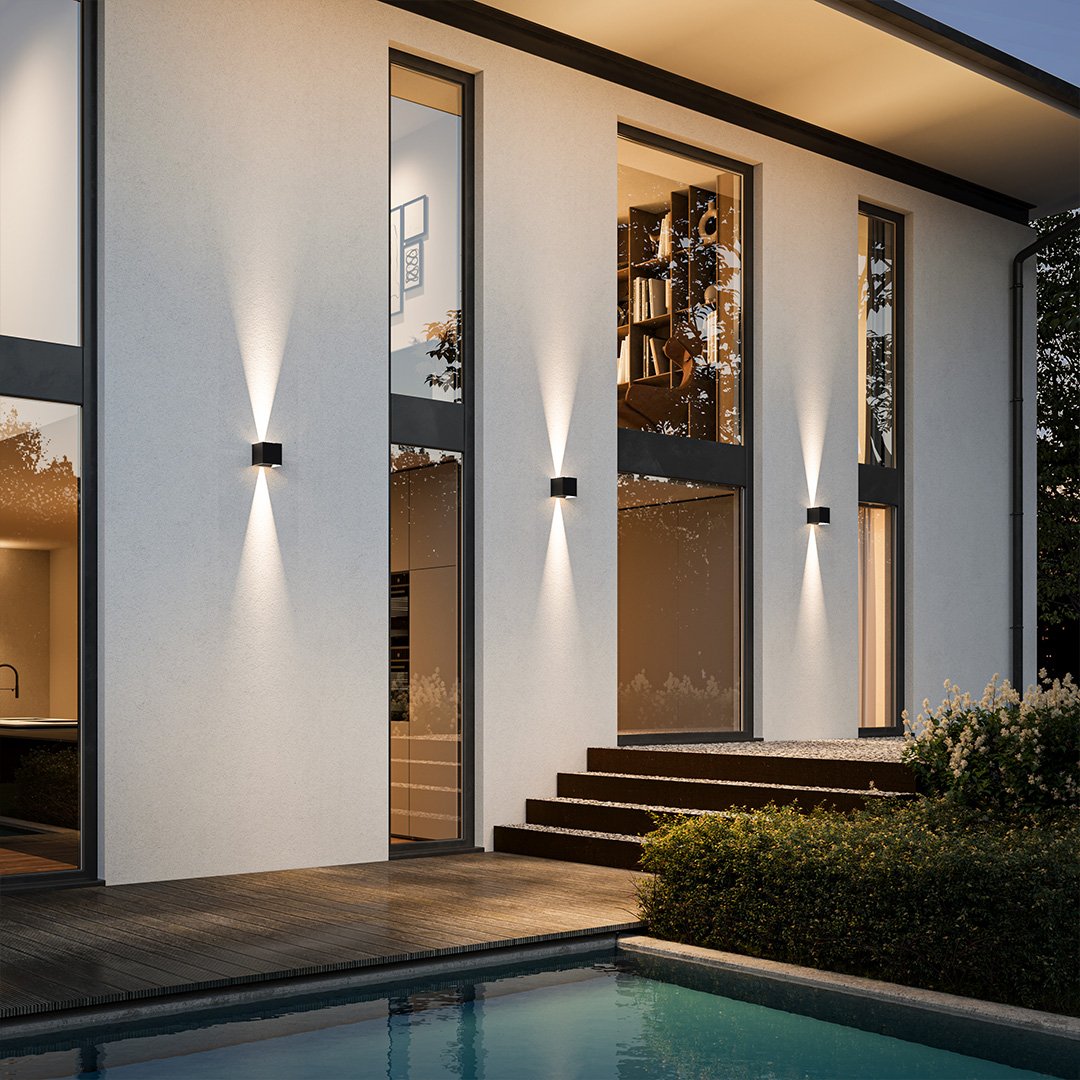 Up Down Cube Wall Light For Indoor Use