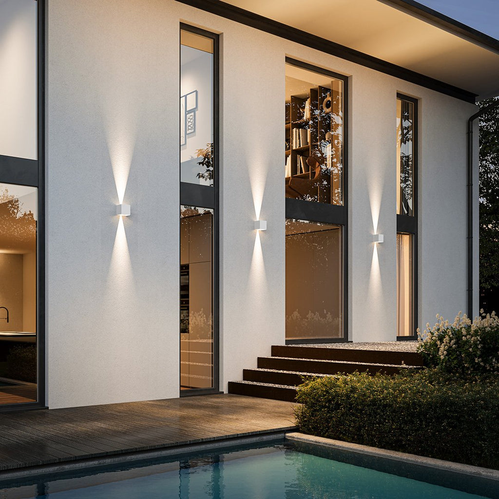 Up Down Cube Wall Light For Indoor Use