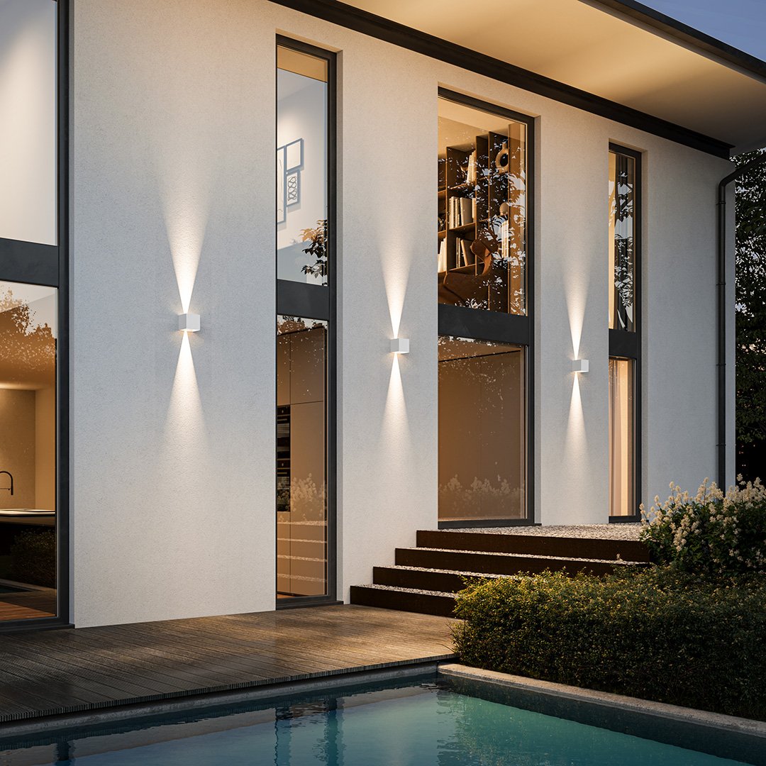 Up Down Cube Wall Light For Indoor Use
